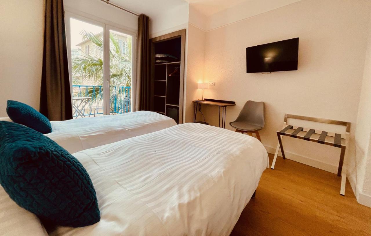 Hotel Courbet Juan-les-Pins Kültér fotó