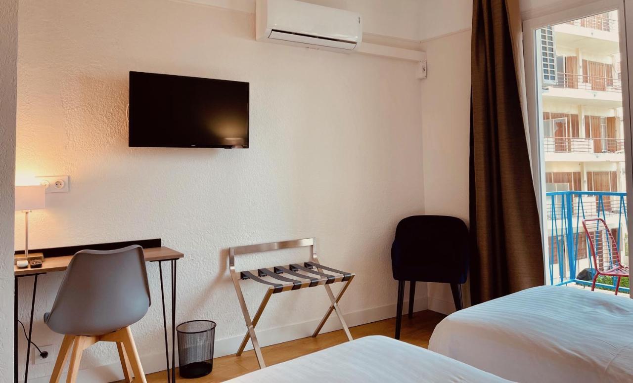 Hotel Courbet Juan-les-Pins Kültér fotó