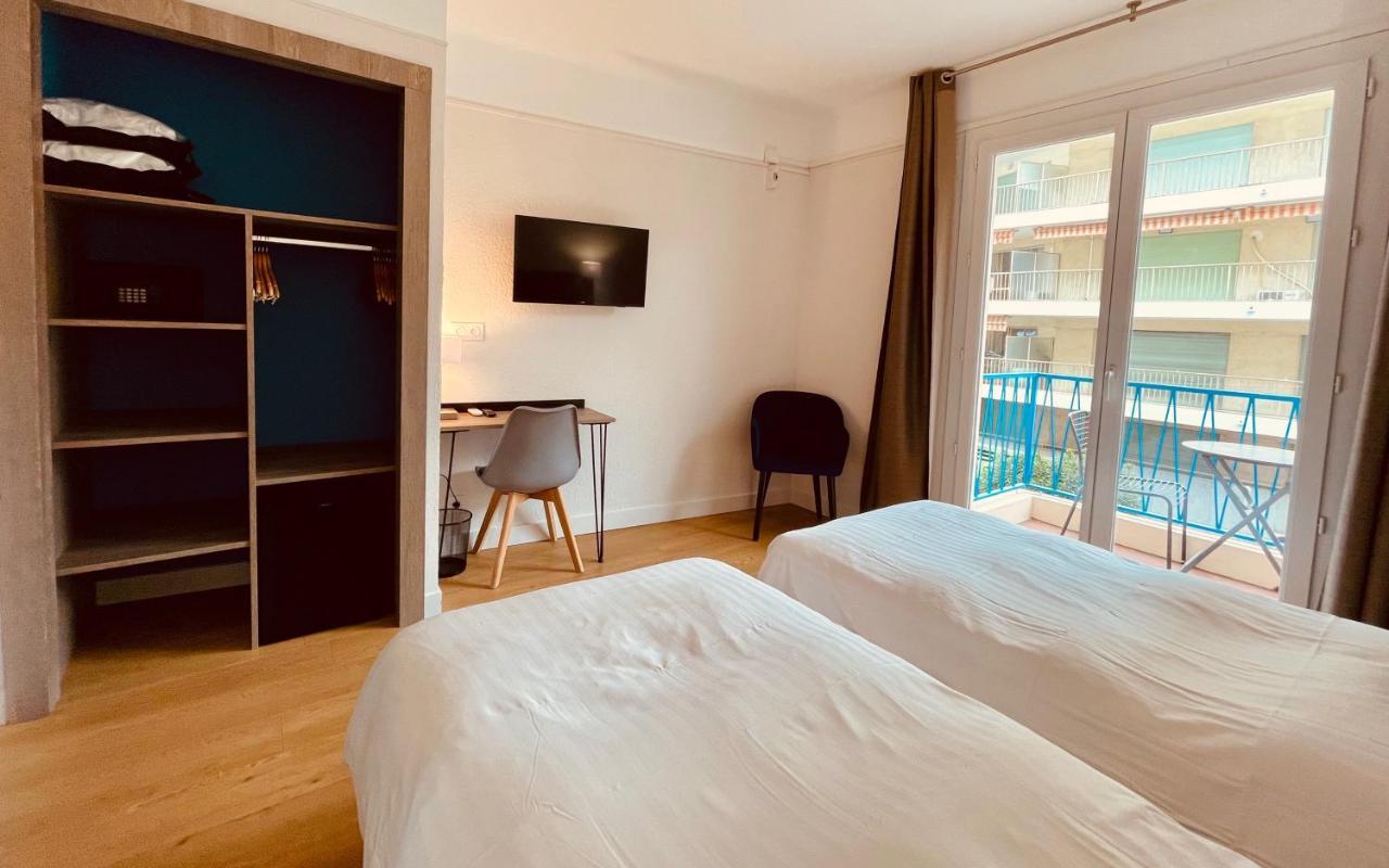 Hotel Courbet Juan-les-Pins Kültér fotó